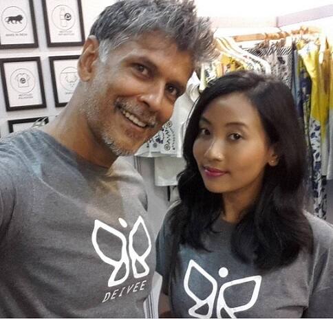 Milind has recently posted this picture on Instagram with his rumoured girlfriend Ankita Konwar. However, it is not officially confirmed that they are in relationship but captions on Instagram pictures explain that they are falling for each-other. (Image- Instagram @milindrunning)