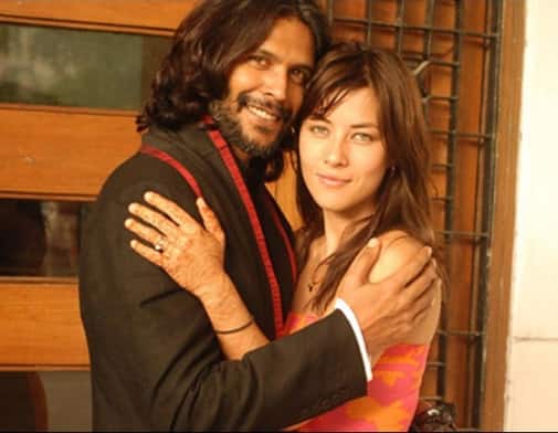 Milind Soman got married to a French actress Mylène Jampanoï but their marriage lasted three years (2006-09) only due to long distance relationship. Mylène was living in France while Milind in Mumbai.(Milind Soman with Mylene Jampanoi/Image- Facebook)