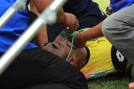 Goalkeeper dies after collision in Indonesian league game Goalkeeper dies after collision in Indonesian league game