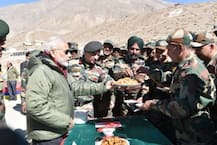 PM Modi celebrates Diwali with soldiers in Jammu and Kashmir\'s Gurez
