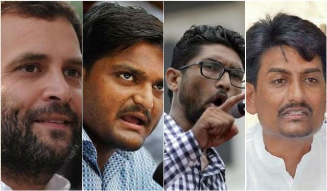 Gujarat elections: Congress invites Hardik Patel, Alpesh Thakor, Jingesh Mevani to join hands Gujarat elections: Congress invites Hardik Patel, Alpesh Thakor, Jingesh Mevani to join hands