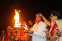 Delhi: Kapil Mishra attends Yamuna aarti, attacks CM Arvind Kejriwal over absence