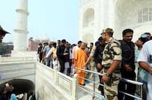 Beautiful PICTURES from Yogi Adityanath’s Taj Mahal visit 