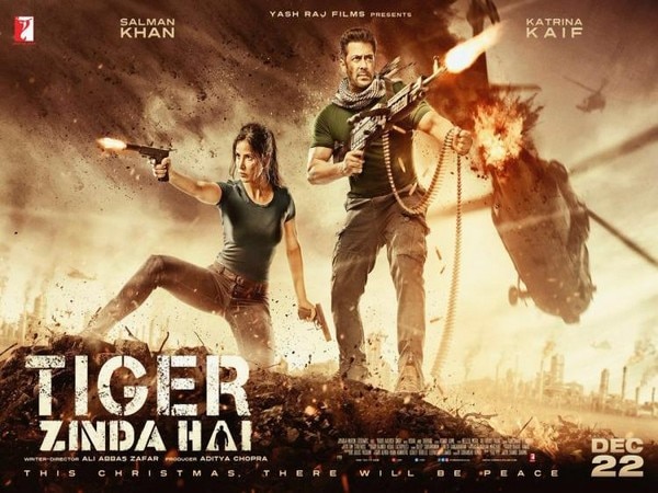 Tiger is back: Salman, Katrina look ferocious in new poster Tiger is back: Salman, Katrina look ferocious in new poster