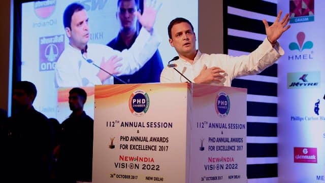 In a message, Rahul Gandhi said that Congress governments of the future will be much younger and will have more youths, and that he also values experience and will continue to take the support from traditional wisdom. /INC INDIA TWITTER