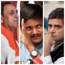 Gujarat polls: Rupani questions Hardik’s stand; Patidar leader goes in huddle with Rahul