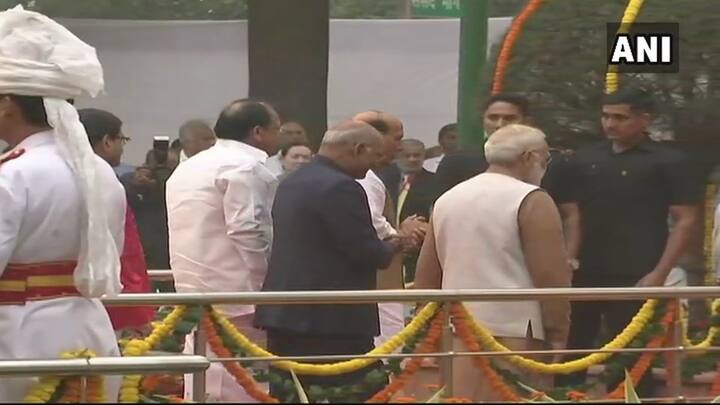 New Delhi: Prime Minister Narendra Modi, President Ram Nath Kovind, VP Venkaiah Naidu and Home Minister Rajnath Singh, on Tuesday paid tributes to Sardar Patel on his birth anniversary.