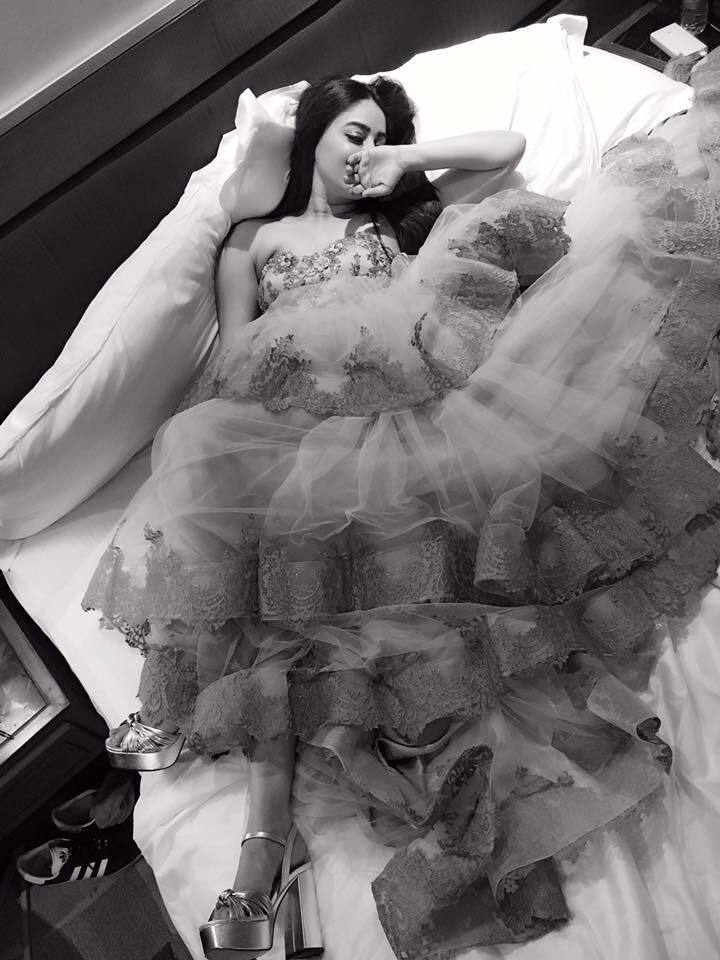 On her social media account, Mahhi has captioned this picture, “Shining Star”, and her fans are all nodding yes ! Image: Facebook