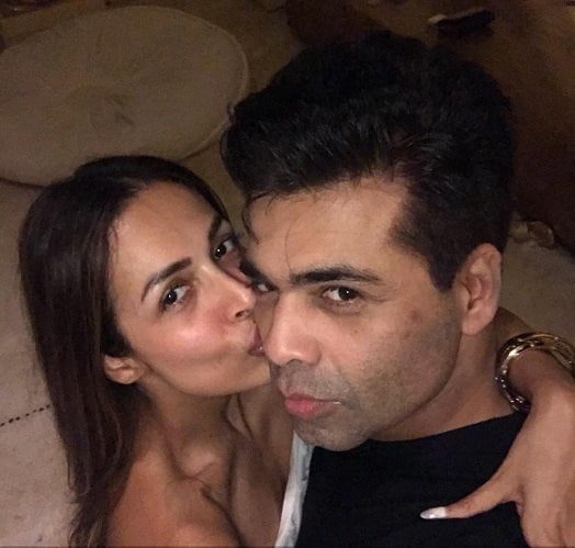 Karan Johar and Malaika Arora(Image- Instagram @karanjohar)