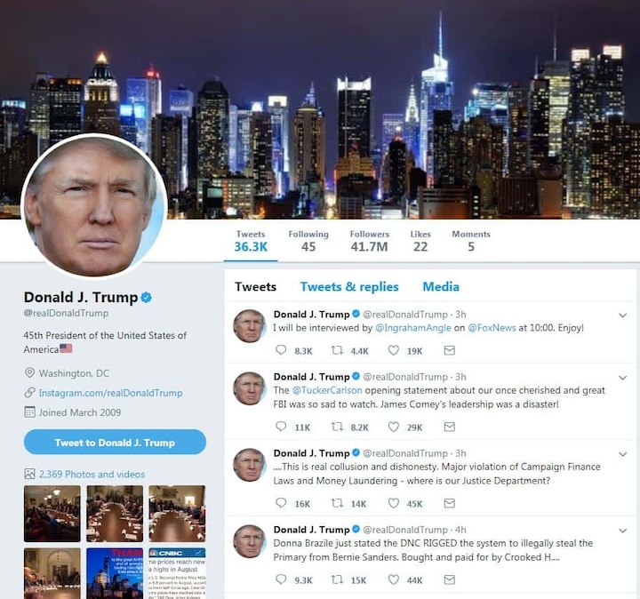 On the last day of office, Twitter employee deactivates Trump’s account On the last day of office, Twitter employee deactivates Trump's account