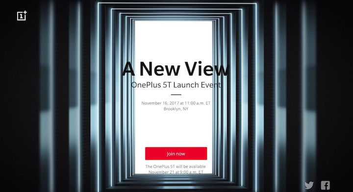 OnePlus 5T: Unveils on November 16, flash sale on November 21 OnePlus 5T: Unveils on November 16, flash sale on November 21