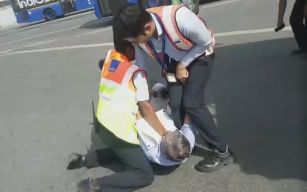 Indigo sacks employee for manhandling passenger, Govt. also seeks report Indigo sacks employee for manhandling passenger, Govt. also seeks report