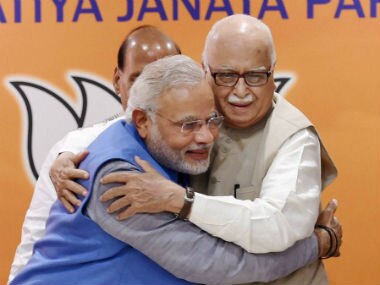 PM Modi greets Advani on birthday PM Modi greets Advani on birthday