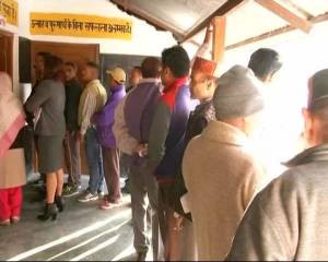 Himachal polling begins under high security: 11,500 cops, 6400 Home guards & paramilitary forces deployed