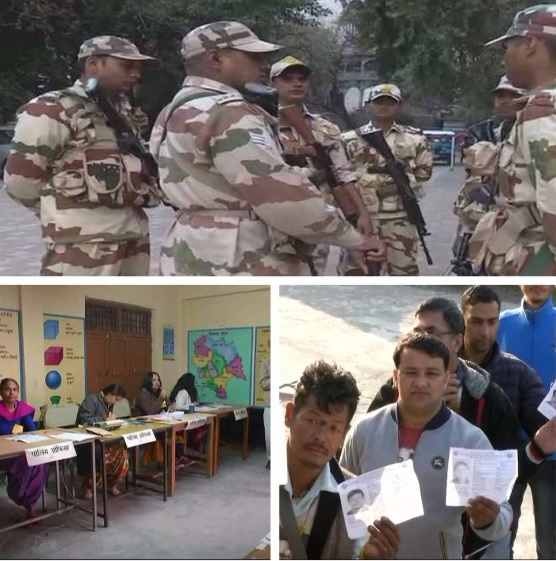 Himachal polling begins under high security: 11,500 cops, 6400 Home guards & paramilitary forces deployed Himachal polling begins under high security: 11,500 cops, 6400 Home guards & paramilitary forces deployed