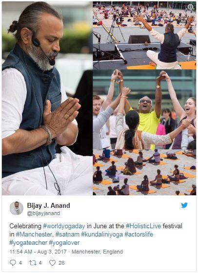 The actor bids adieu from the film fraternity after his film Pyaar To Hona Hi Tha. He chose the path of spirituality and started teaching Kundalini Yoga. (Image: @bijayjanand Twitter)