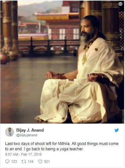 However, Bijay decided to leave the film industry. “I have seen everything — poverty, struggle and I wanted to be known as an actor. But when I finally got that I realised it has no meaning.” he said (Image: @bijayjanand Twitter)