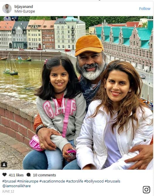 Bijay got married to Sonali Khare. The also have daughter. (Image: instagram @bijayanand)