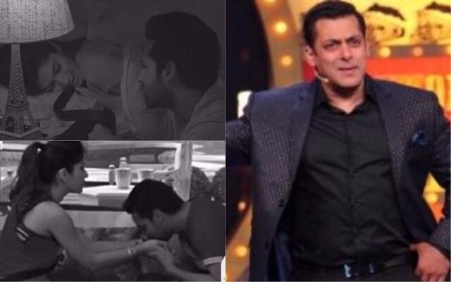 Bigg Boss 11: Salman Khan Puneesh Sharma and Bandgi Kalra LOVE AFFAIR Bigg Boss 11: Salman Khan REACTS over Puneesh and Bandgi LOVE AFFAIR