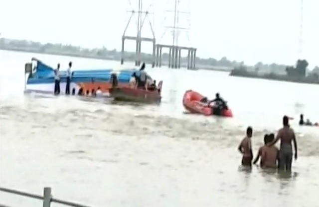 Krishna river boat tragedy: 16 drown, 7 missing as boat capsizes near Vijayawada Krishna river boat tragedy: 16 drown, 7 missing as boat capsizes near Vijayawada