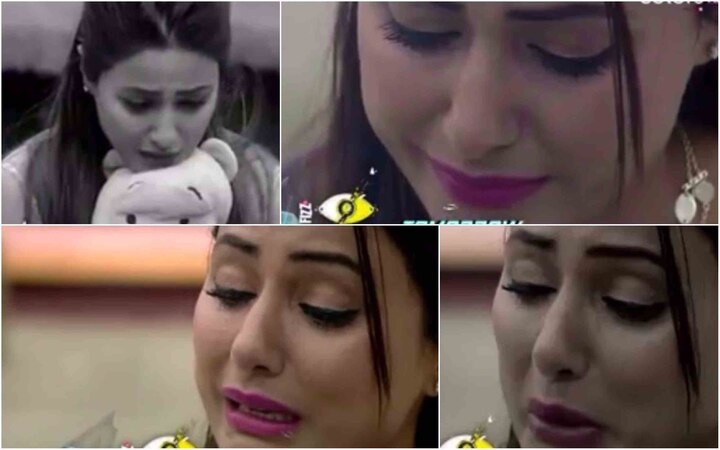 BIGG BOSS 11: Celebrity contestant HINA KHAN breaks into TEARS for this reason BIGG BOSS 11: Celebrity contestant HINA KHAN breaks into TEARS for this reason