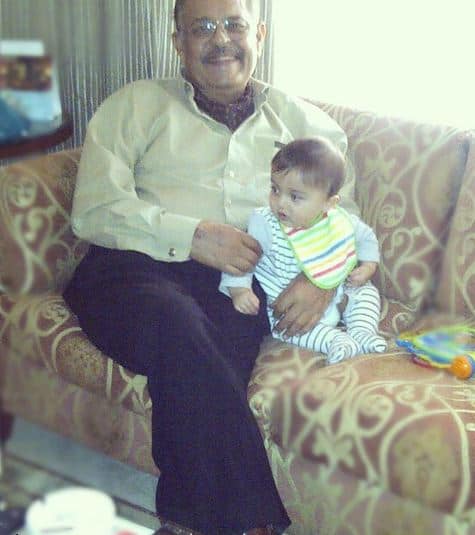 Celina Jaitly who recently suffered the loss of her father shared an emotional post: “Not a day goes without me thinking about you papa.. I cannot still believe that you are gone .. Happy Birthday Daddy pig, I miss you so much !!!!!! ... Happy Grandpa with @winstonjhaag #ColonelVikramKumarJaitly”. Image: Instagram 