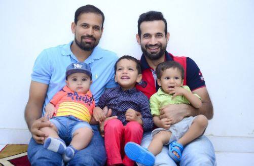 Cricketer Irfan Pathan shared this picture with his young gang. He wrote- “Bachhe man ke sachhe- it is so true,everyday they make me aware of the things which I might have forgotten.” Image: Twitter