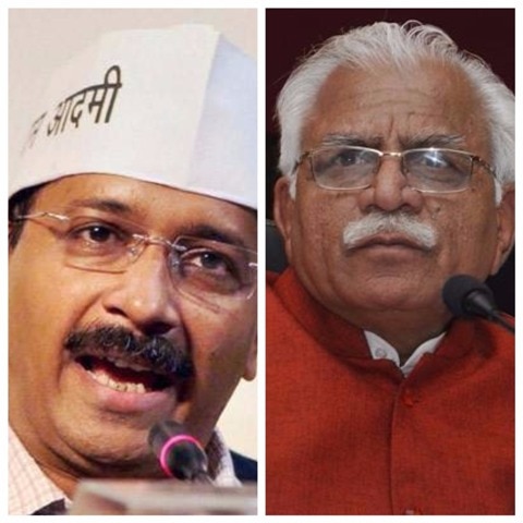 Delhi pollution: CM Kejriwal to meet Khattar today Delhi pollution: Kejriwal meets Khattar in Chandigarh