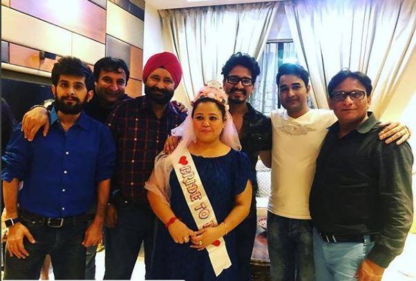Check out this picture from Bharti’s bridal shower too. The bride-to-be is just adorable. Isn’t she? Image: Instagram
