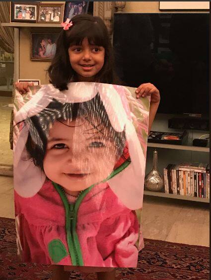 Aaradhya’s grandpa Amitabh Bachchan shared this picture. He wrote: “When she will remind us how much she has grown... Aaradhya on her 6th ..!”