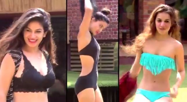 BIGG BOSS 11: Hina Khan, Bandagi Kalra and Benafsha FLAUNTS their curves in BIKINI BIGG BOSS 11: Hina Khan, Bandagi Kalra and Benafsha FLAUNTS their curves in BIKINI