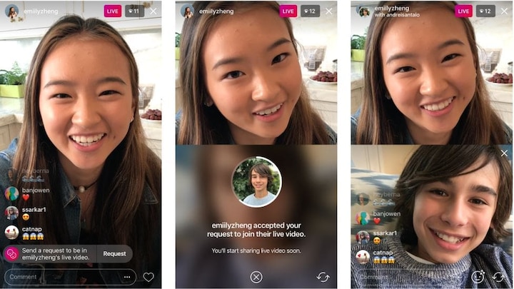 Instagram Update: Now you can join a friend’s live stream with request button Instagram Update: Now join a friend’s live stream with the request button