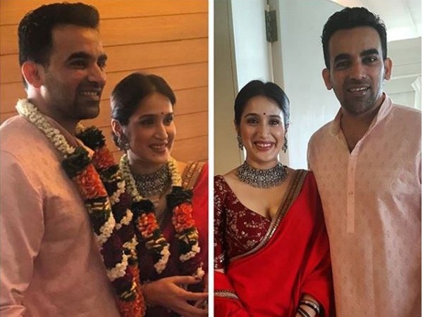 FIRST Sagarika Ghatge, Zaheer Khan get hitched Sagarika Ghatge, Zaheer Khan get hitched