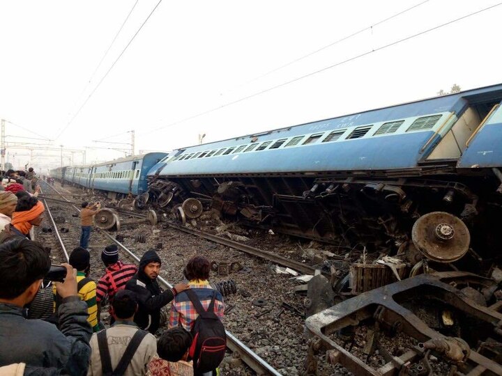 Train derails in UP’s Chitrakoot Vasco Da Gama Patna Express Father, son among 3 killed in train derailment in UP's Chitrakoot, 9 injured