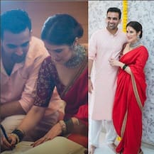 WEDDING PICS: Cricketer ZAHEER KHAN and Bollywood actress SAGARIKA GHATGE get hitched