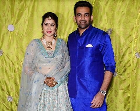 Zaheer Khan and Sagarika Ghatge/Image- Fotocorp