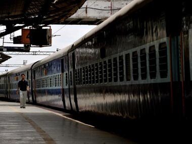 Train engine of Bikaner Express catches fire after accident Train engine of Bikaner Express catches fire after accident