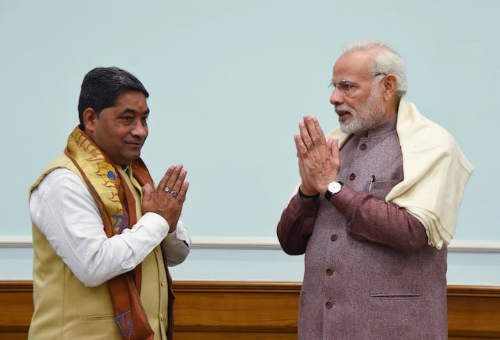 PM Modi tweeted - Mukesh is all set to take charge as the Mayor of the holy city of Mathura. I was delighted to note his enthusiasm to give new wings to the city’s development journey. Wishing him the very best for his tenure