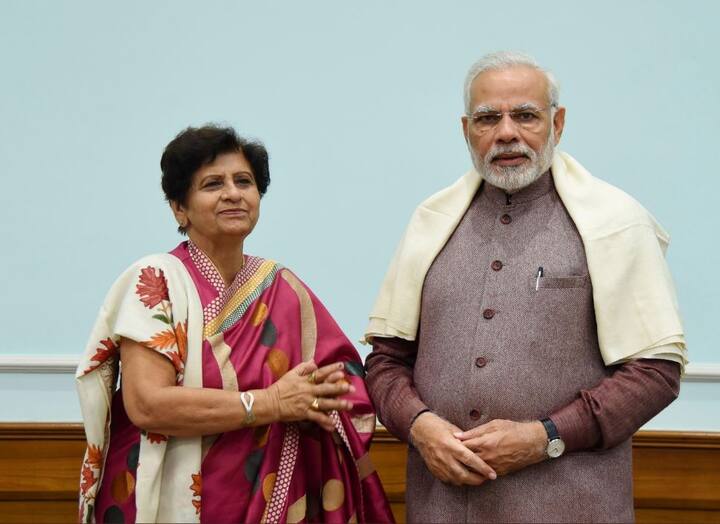PM Modi tweeted -Met Sanyukta Bhatia, who won the Mayor polls in Lucknow. This city has been nurtured by our beloved Atal and is currently represented by my valued colleague @rajnathsingh. Sanyukta told me that her focus is Lucknow’s all-round growth.