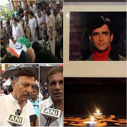 B-town mourns demise of veteran actor Shashi Kapoor B-town mourns demise of veteran actor Shashi Kapoor