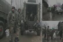 Three militants, woman killed in J&K gunfight