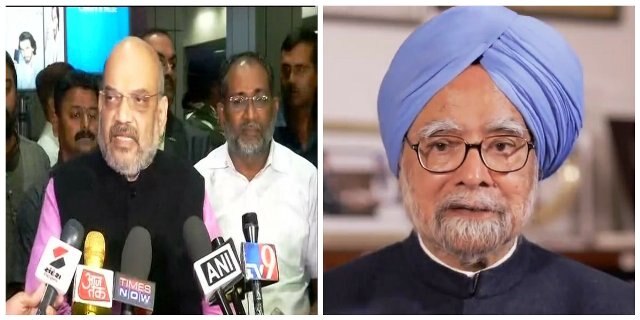 BJP chief Amit Shah defends PM Modi, attacks Manmohan Singh and Rahul 'Maliciously' attacking PM Modi on last day won't help you in Gujarat: Amit Shah to Manmohan Singh