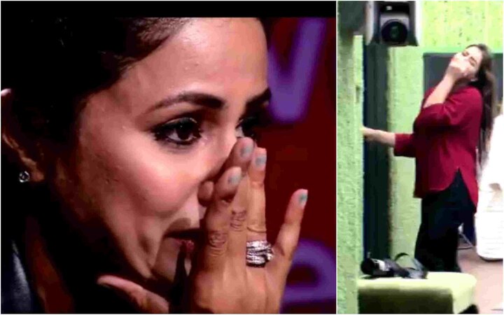 BIGG BOSS 11: OMG ! Hina Khan watches footages of Shilpa Shinde imitating her cry BIGG BOSS 11: OMG ! Hina Khan SEES how Shilpa Shinde RIDICULED her TEARS