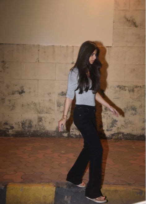 Shah Rukh’s daughter Suhana was spotted at the event. Image: Manav Manglani