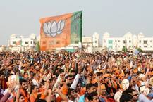 Supporters celebrate after BJP’s massive success in Gujarat and Himachal Pradesh elections