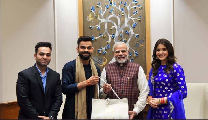 Virat and Anushka will be hosting a reception in New Delhi for their relatives on December 21 at Hotel Taj Palace. (Image: Twitter @AjayKushwaha_)