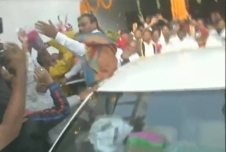 New Delhi: Former telecom minister A Raja, DMK MP Kanimozhi and all other accused were today acquitted in the 2G spectrum allocation scam cases by a special court in New Delhi. He said There was no case at all, it was cooked up, had no basis. (Image: ANI)