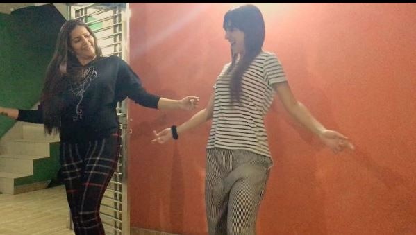 BIGG BOSS 11:  Sapna Choudhary and Benafsha Soonawalla dance to Haryanvi hit song “aakhya kaa Yo Kajal “ BIGG BOSS 11: Sapna Choudhary and Benafsha Soonawalla dance to 