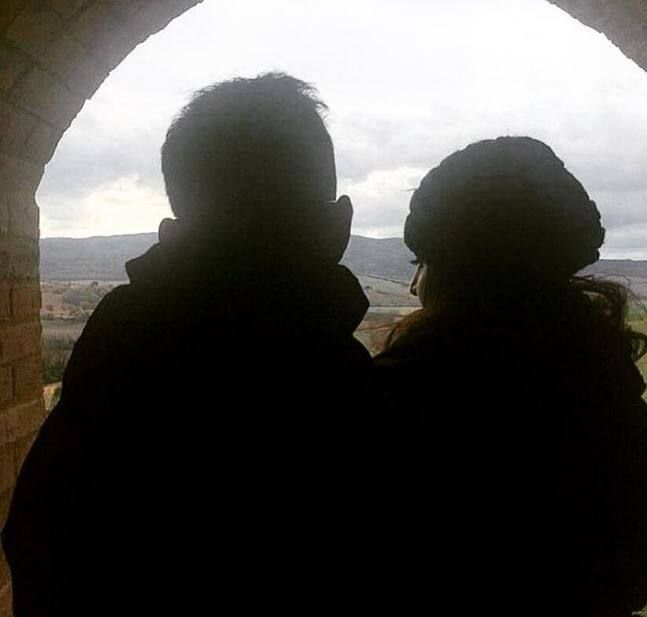 The first picture of their honeymoon has emerged on social networking site Instagram