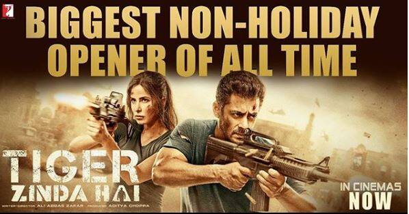 TIGER ZINDA HAI : A record-breaking BLOCKBUSTER; Crosses Rs.100 Cr in just THREE days ! TIGER ZINDA HAI : A record-breaking BLOCKBUSTER; Crosses Rs.100 Cr in just THREE days !